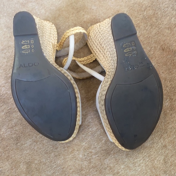 ALDO Wedge Sandals - Raffia - Picture 5 of 9